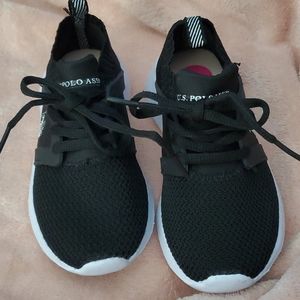 Us polo Assn. Black girls sneakers